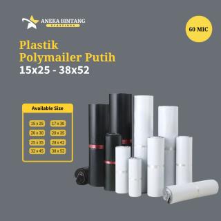 Plastik Polymailer PUTIH (15 x 25 s/d 38 x 52) 60 mic
