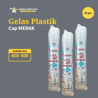 Gelas Plastik Cap MERAK